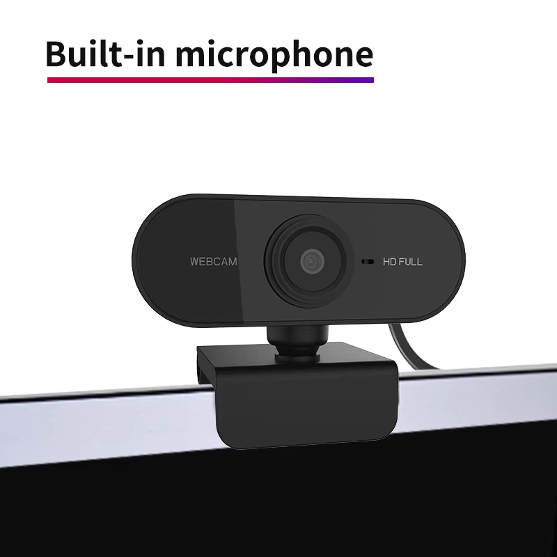 Online Course Webcam 1080P Camera Built-In Microphone High-Definition Camera Laptop Conference Camera without Driver USB Camera