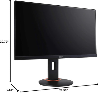 XF250Q Cbmiiprx 24.5" Full HD (1920 X 1080) Zero Frame TN Gaming AMD Freesync Compatible Monitor - 1Ms | 240Hz Refresh (Display, HDMI 2.0, HDMI 1.4 Ports), Black