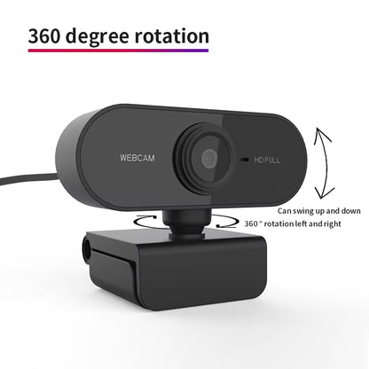 Online Course Webcam 1080P Camera Built-In Microphone High-Definition Camera Laptop Conference Camera without Driver USB Camera