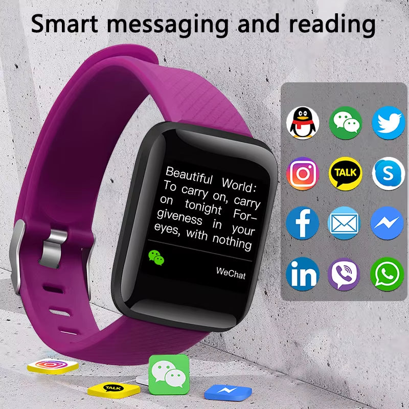 Kids Smart Watch Children'S Smartwatch for Girls Boys Smart Clock Students Waterproof Fitness Tracker Digital Smart-Watch