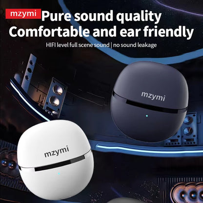 Mzymi A34 True Wireless Earphones Hifi Sound Bluetooth 5.3 Headphones Waterproof Sports Earbuds TWS Headset with Mic for XIAOMI