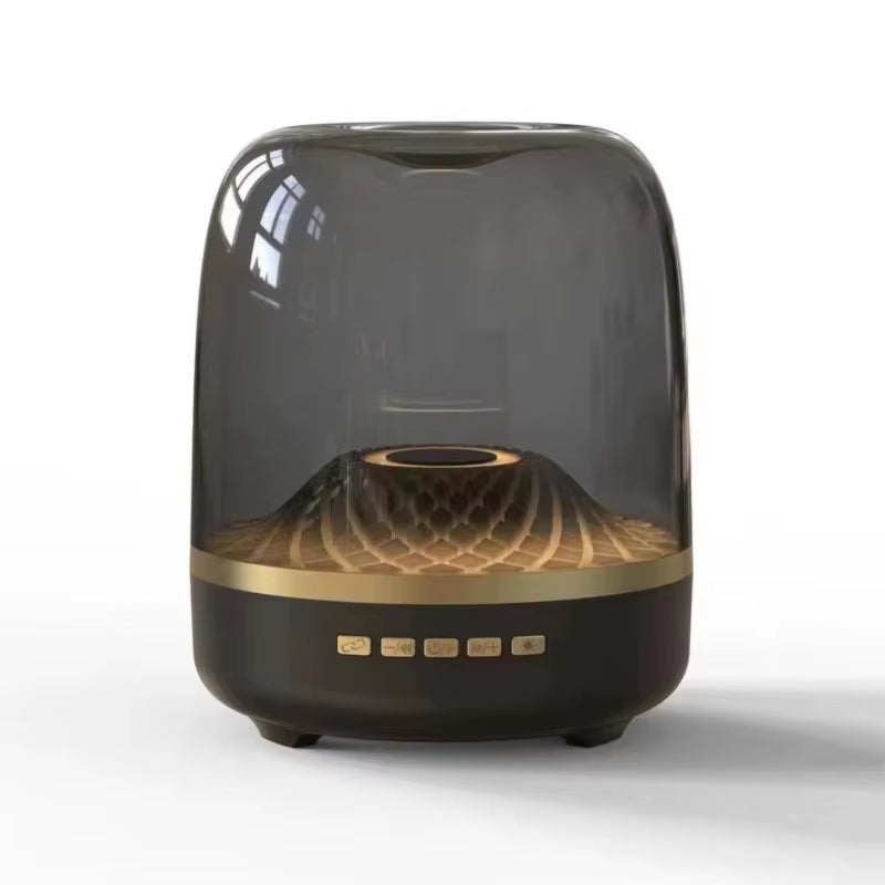 Sound Box Bluetooth Speaker Subwoofer Colorful Glass 4 Home High Volume Wireless Computer Speaker Audience Speaker 2024