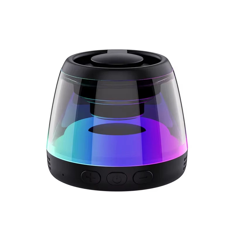 Magnetic Bluetooth Speaker RGB Mini Portable Speaker Magnetic Phone Holder Ring Wireless Sound Box Bluetooth Speaker Tower